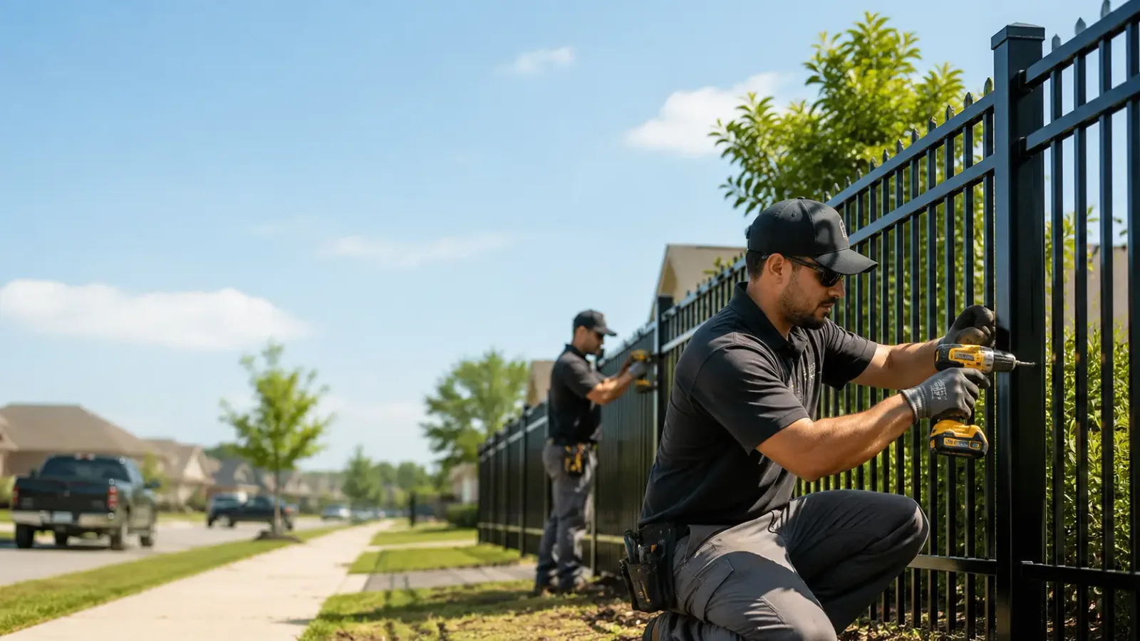 Metal Fence Installation in Petty, TX